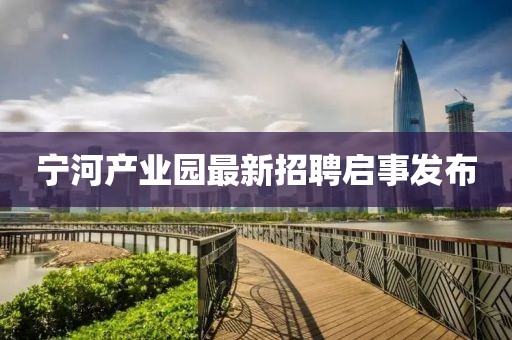 寧河產(chǎn)業(yè)園最新招聘啟事發(fā)布