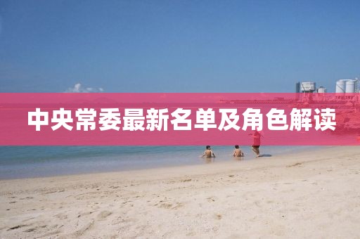 中央常委最新名單及角色解讀