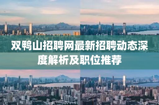 雙鴨山招聘網(wǎng)最新招聘動態(tài)深度解析及職位推薦
