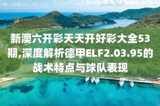 新澳六開(kāi)彩天天開(kāi)好彩大全53期,深度解析德甲ELF2.03.95的戰(zhàn)術(shù)特點(diǎn)與球隊(duì)表現(xiàn)