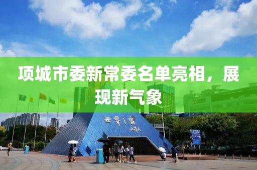 項(xiàng)城市委新常委名單亮相，展現(xiàn)新氣象
