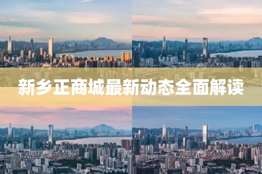 新鄉(xiāng)正商城最新動態(tài)全面解讀