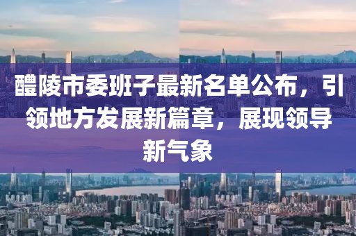 醴陵市委班子最新名單公布，引領(lǐng)地方發(fā)展新篇章，展現(xiàn)領(lǐng)導(dǎo)新氣象