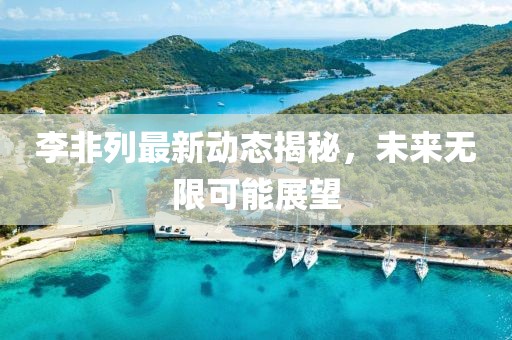 李非列最新動態(tài)揭秘，未來無限可能展望