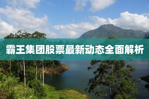 霸王集團(tuán)股票最新動(dòng)態(tài)全面解析