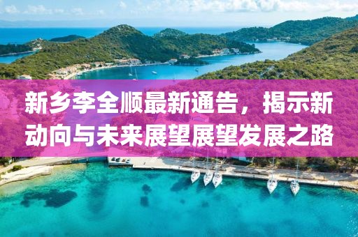新鄉(xiāng)李全順最新通告，揭示新動向與未來展望展望發(fā)展之路