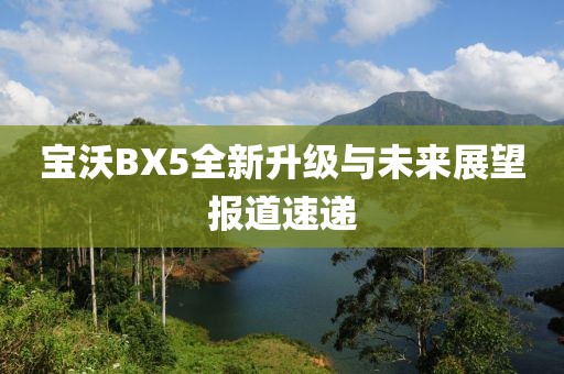 寶沃BX5全新升級與未來展望報道速遞
