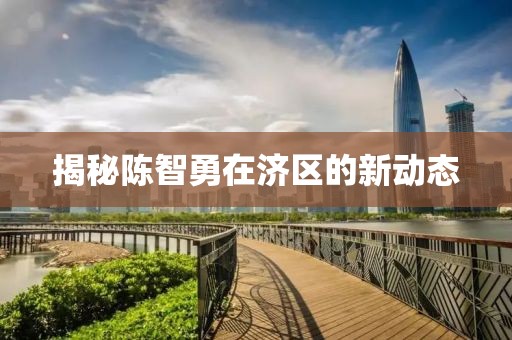 揭秘陳智勇在濟區(qū)的新動態(tài)