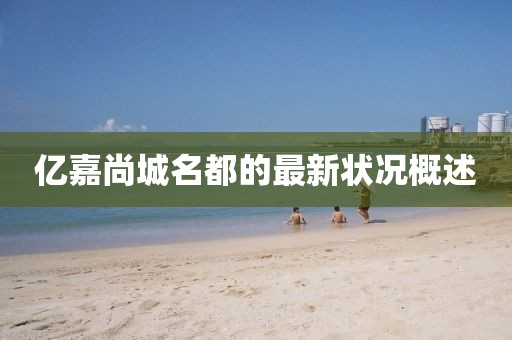 億嘉尚城名都的最新狀況概述