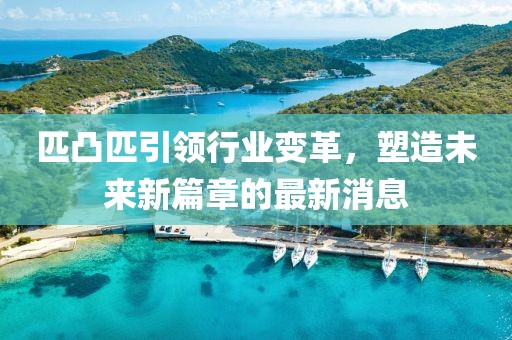 匹凸匹引領(lǐng)行業(yè)變革，塑造未來新篇章的最新消息