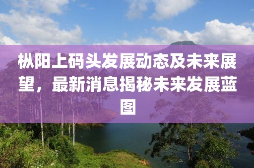 樅陽上碼頭發(fā)展動態(tài)及未來展望，最新消息揭秘未來發(fā)展藍(lán)圖