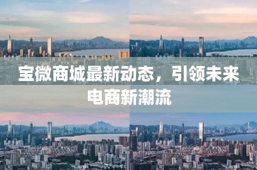 寶微商城最新動(dòng)態(tài)，引領(lǐng)未來(lái)電商新潮流