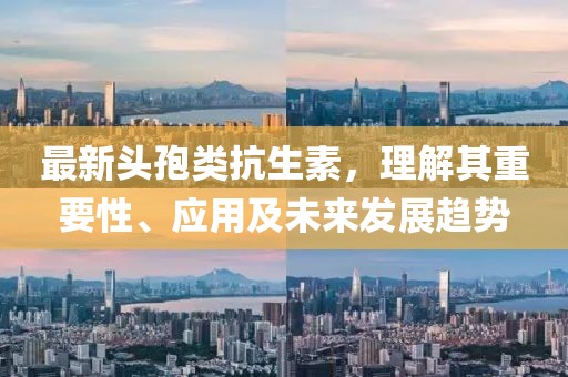 最新頭孢類抗生素，理解其重要性、應(yīng)用及未來發(fā)展趨勢(shì)