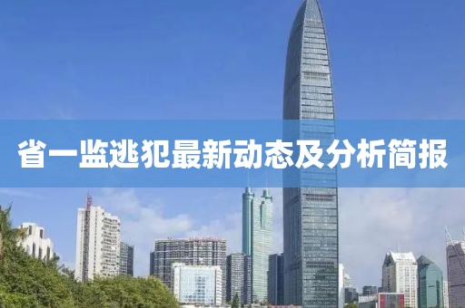 省一監(jiān)逃犯最新動(dòng)態(tài)及分析簡(jiǎn)報(bào)