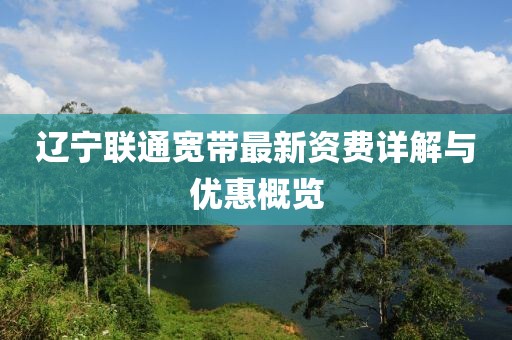 遼寧聯(lián)通寬帶最新資費(fèi)詳解與優(yōu)惠概覽