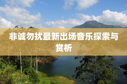 非誠(chéng)勿擾最新出場(chǎng)音樂探索與賞析