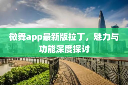 微舞app最新版拉丁，魅力與功能深度探討