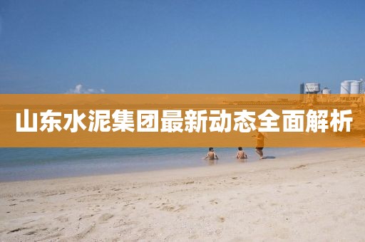 山東水泥集團(tuán)最新動態(tài)全面解析