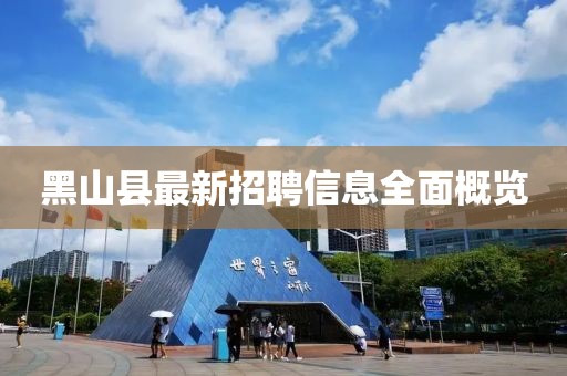 黑山縣最新招聘信息全面概覽