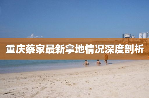 重慶蔡家最新拿地情況深度剖析