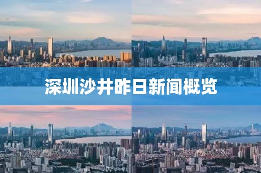 深圳沙井昨日新聞概覽