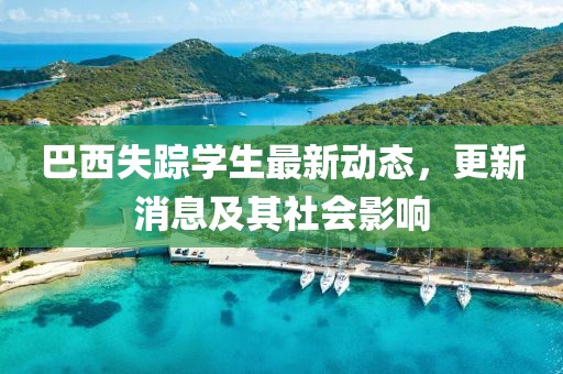 巴西失蹤學(xué)生最新動(dòng)態(tài)，更新消息及其社會(huì)影響