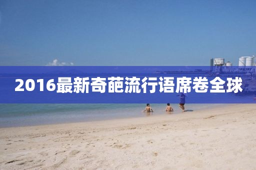 2016最新奇葩流行語席卷全球