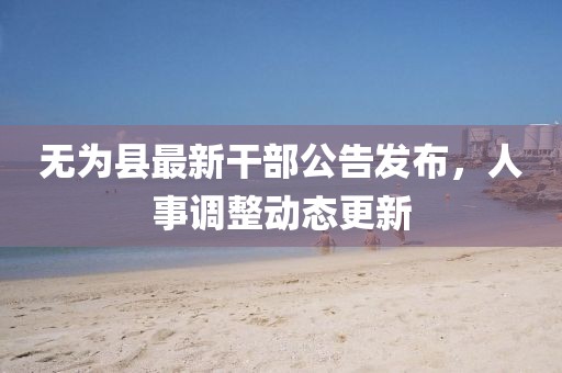 無(wú)為縣最新干部公告發(fā)布，人事調(diào)整動(dòng)態(tài)更新
