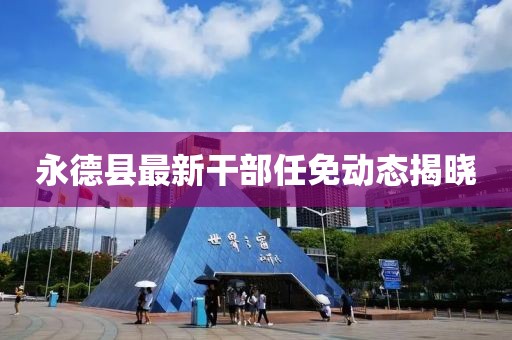 永德縣最新干部任免動態(tài)揭曉