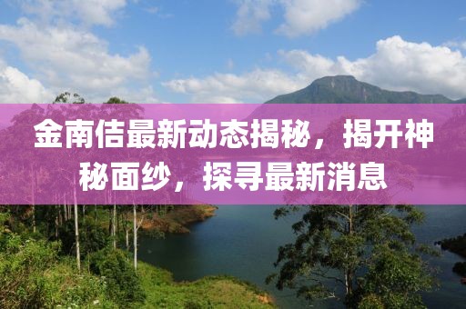 金南佶最新動(dòng)態(tài)揭秘，揭開神秘面紗，探尋最新消息