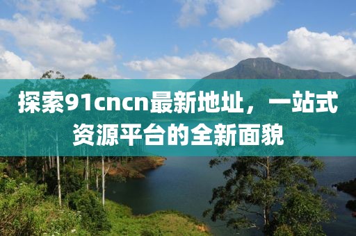 探索91cncn最新地址，一站式資源平臺的全新面貌