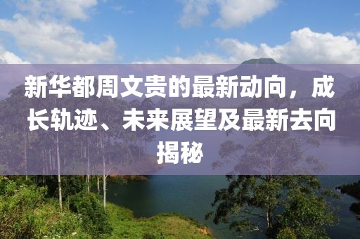 新華都周文貴的最新動(dòng)向，成長(zhǎng)軌跡、未來(lái)展望及最新去向揭秘