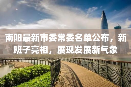 南陽最新市委常委名單公布，新班子亮相，展現(xiàn)發(fā)展新氣象