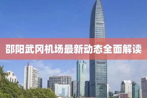 邵陽武岡機場最新動態(tài)全面解讀