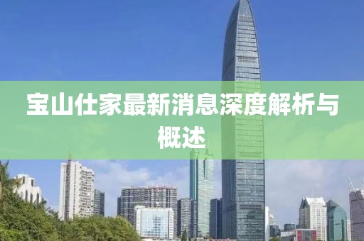 寶山仕家最新消息深度解析與概述