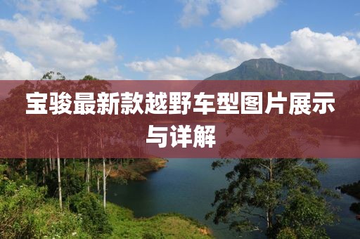 寶駿最新款越野車型圖片展示與詳解