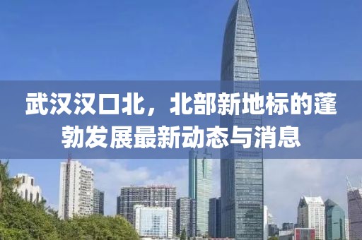 武漢漢口北，北部新地標的蓬勃發(fā)展最新動態(tài)與消息