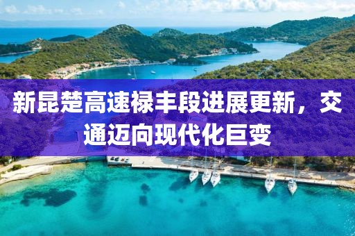新昆楚高速祿豐段進展更新，交通邁向現(xiàn)代化巨變