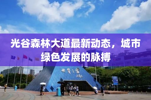 光谷森林大道最新動(dòng)態(tài)，城市綠色發(fā)展的脈搏