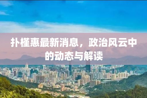 撲槿惠最新消息，政治風(fēng)云中的動(dòng)態(tài)與解讀