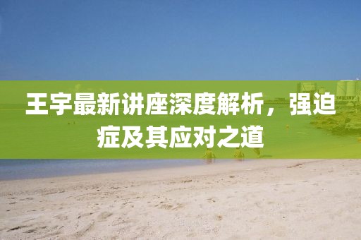 王宇最新講座深度解析，強(qiáng)迫癥及其應(yīng)對之道