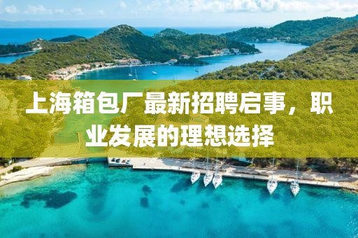 上海箱包廠最新招聘啟事，職業(yè)發(fā)展的理想選擇