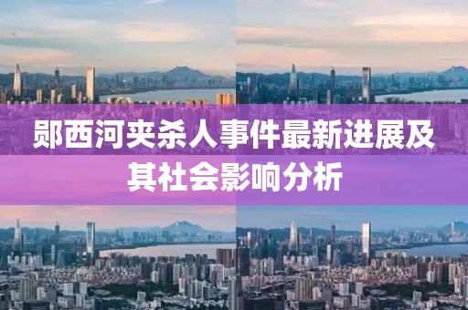 鄖西河夾殺人事件最新進(jìn)展及其社會影響分析