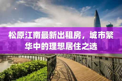 松原江南最新出租房，城市繁華中的理想居住之選