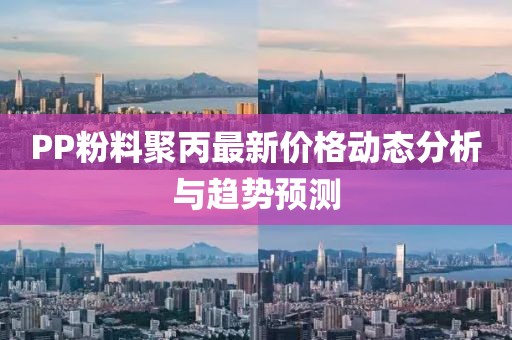 PP粉料聚丙最新價格動態(tài)分析與趨勢預(yù)測