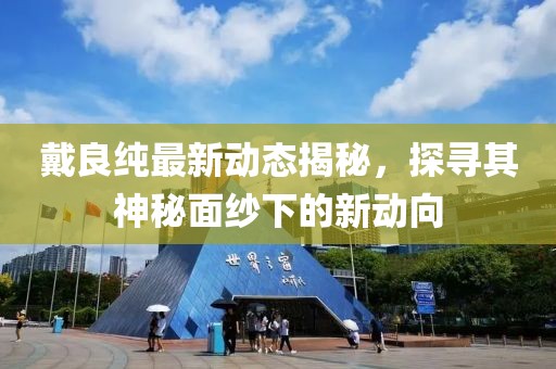 戴良純最新動(dòng)態(tài)揭秘，探尋其神秘面紗下的新動(dòng)向