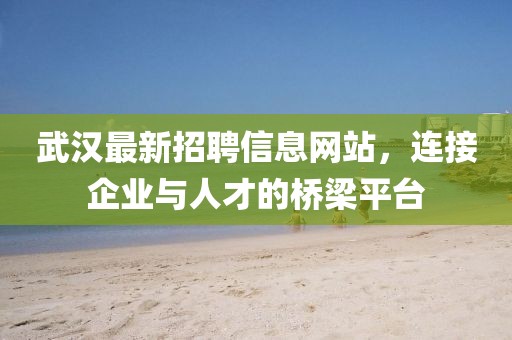 武漢最新招聘信息網(wǎng)站，連接企業(yè)與人才的橋梁平臺(tái)