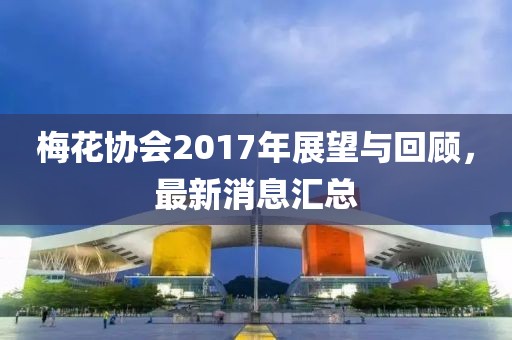 梅花協(xié)會2017年展望與回顧，最新消息匯總