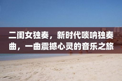 二閨女獨(dú)奏，新時代嗩吶獨(dú)奏曲，一曲震撼心靈的音樂之旅