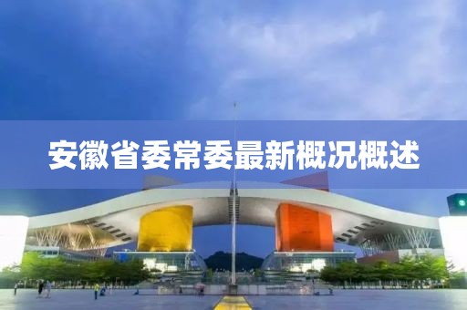 安徽省委常委最新概況概述